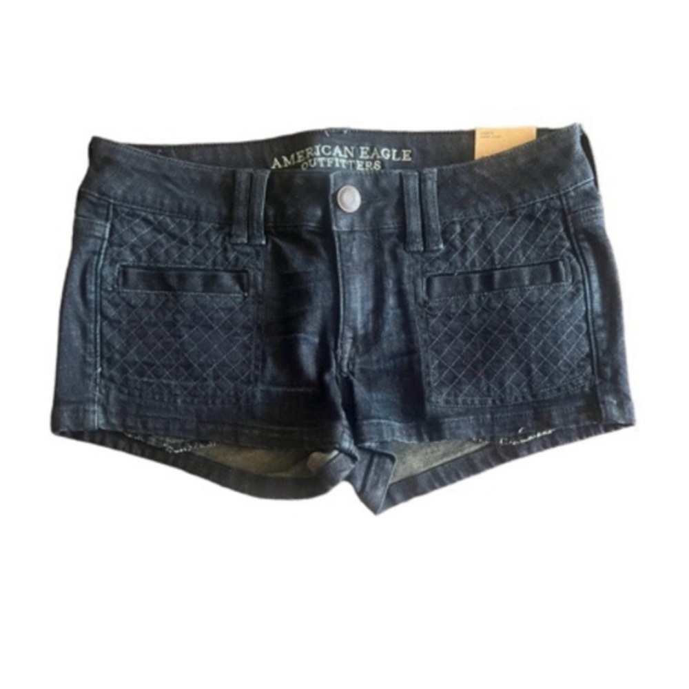 American Eagle Stretch Shortie Jean Shorts NWT